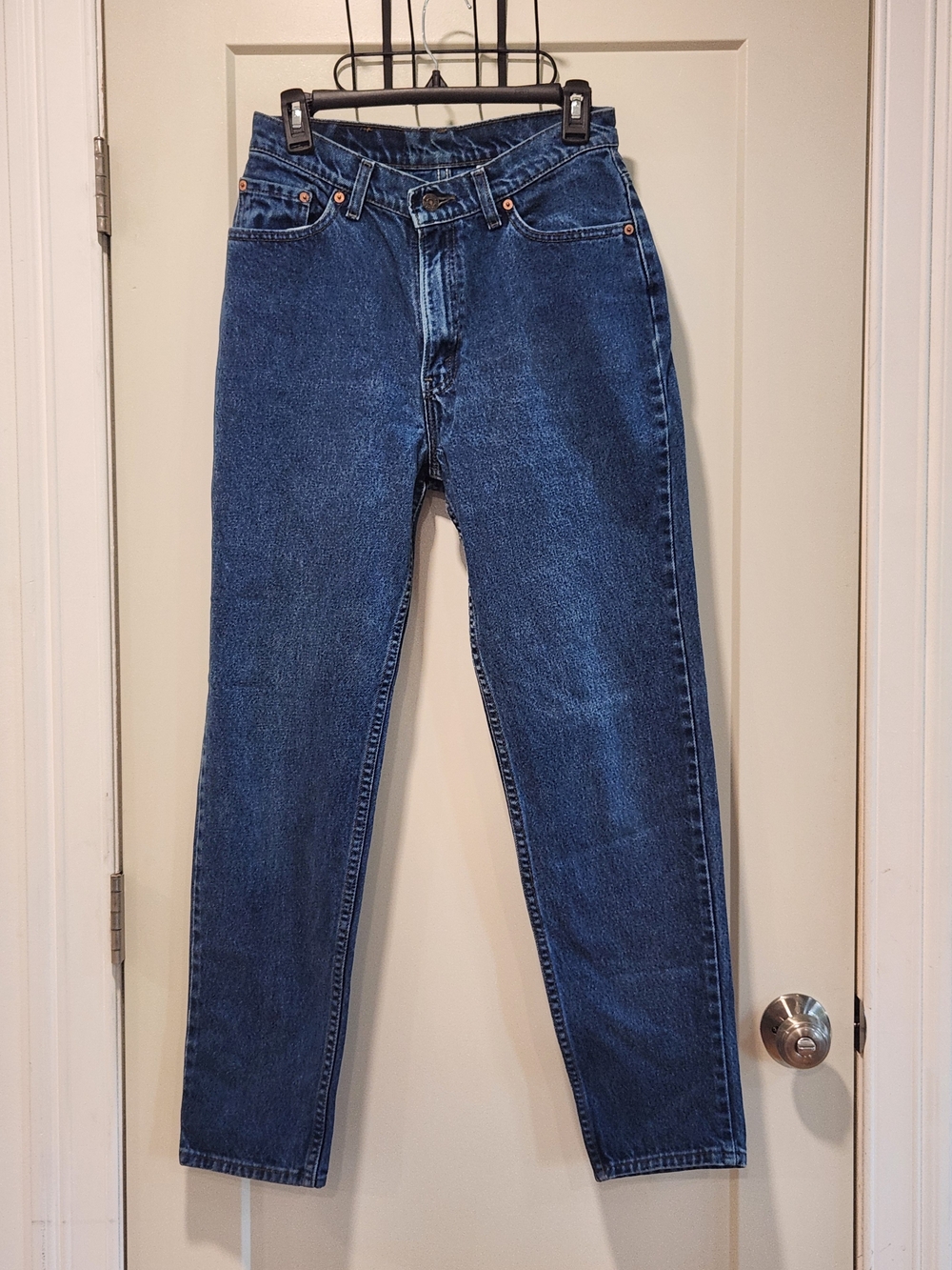 Vintage 90s Levi's Jeans Blue Label High Rise Taper Made in USA 26" waist